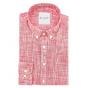 Hudson Red Linen Mini Button Down