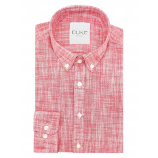 Hudson Red Linen Mini Button Down