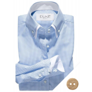 Polo Stretchy Button Down Dobby with Contrast Collar