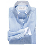 Polo Stretchy Button Down Dobby with Contrast Collar